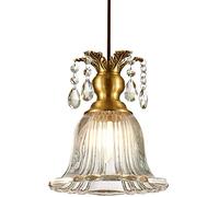 KJHFD Luxe européen Crim Crystal Chandelier M-II 20cm en Verre de Fleur Shade plafonnier Light Roantic Bedroom Lighting Aliminable Adjudable Hanging Lamp Decoration pour Le café Cafe Living Room