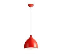 KJHFD Minimalist Red Pendant Light Vintage Nordic Style for Kitchen and Dining Table - 6.6in