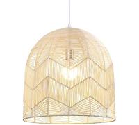 KJHFD Moderne Rattan Light Kitchen Island Farmhouse Black Wicker Hanging Lightture White Woven Lampe Boho Coastal Plafond Chandelier for Dining Table Nursery Bedroom Foyer Beige / 40cm