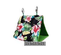 KJHFD Nichoir Perroquet Suspendu nid d'oiseau Fait à la Main, Cabine de Race Chaude, Doux Confortable, hôtel pour Oiseaux (Couleur B, Taille : S)