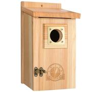 KJHFD Nichoirs Oiseaux pour dégagement avec Protection cuivre, nichoir extérieur en cèdre, Assemblage de mésanges à Hirondelle Bleue Troglodyte requis