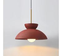 KJHFD Pendre Japonais Moderne crème Salon de Salle Manger Modèle Suspendu à Haute densité Polystyrène LAMPADE American Retro Country Bar Chandeliers Ajustements (Couleur: Rouge)