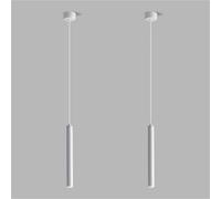 KJHFD Piece Minimalist White Aluminum Chandelier, Dining Living Room Light - Perfect for Contemporary Environments (Nero)