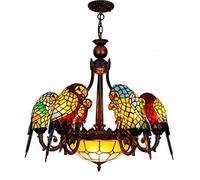 KJHFD Plafonnier British Créatif Creative Hotel Clubhouse Bar Art Parrot Crystal Living Room Lampes