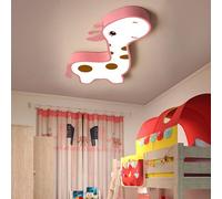 KJHFD Plafonnier LED Dimmable avec des lustres télécommandés girafes 35W garçons modernes filles salon suspension suspendue au plafond lampe gamme maternelle la salle à manger de chambre bébé couleur: