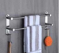 KJHFD Rack Serviettes éère à Barre Serviette, réglable avec Crochet, Porte-Serviette en Acier Inoxydable rétractable Mural, dans la Salle de Bain ou cuisine-B-50 90 cm, B-50cm