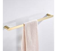 KJHFD Rack Serviettes en Or Nordique, matériel Porte-Serviettes Porte-Toilettes, Ensemble d'accessoires Salle de Bain/Tige Unique 60cm