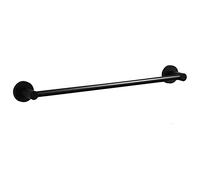 KJHFD Rail Rack Noire Adhesive Bar à Serviette Single Rod Mall Mouris sans Forage Aluminium pour Salle de Bain BACHEM