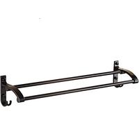 KJHFD Railaux Serviettes Porte à Multi-Fonction Porte-Serviette Rangement Mural, Barre Unique pour éère Serviette Salle de Bain 50 cm