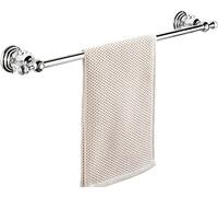 KJHFD Rails Serviettes Main Porte-Barre chromée en Or Chronique sans Serviette, Porte-Serviette Rangement à gardes Salle de Bain polie/Argent