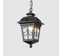 KJHFD Retro IP65 imperméable Hamgeglass Lantern Light European Patio Chandelier Outdoor Pavils Garden décor de Lampe Suspendue Villa Balconie Éclairage Perfection