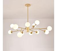 KJHFD Sputnik Chandelier Mid-Century Style, Compatible Dimmable Adjustable Height for Bedroom Dining Room Decor