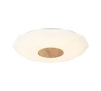 KJHFD Ultra-Thin Dimmable Gypsophila Round Ceiling Light with Adjustable White, Warm and Neutral Light - Compatible for Various Decorations