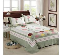 KJHG Couvre Lit Matelassé De Luxe 230X250 Dessus De Lit 2 Personnes Patchwork Couvre Lit De Boutis Coton Couverture avec 2 Taies d'oreiller Parures De Lit 2 Personnes,JJ-230X250CM