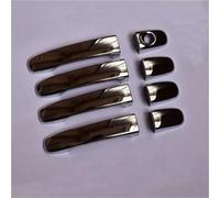 KJHOPY Accessoires extérieurs Accessoires Couverture Poignée Porte Voiture Pour Ford Pour Everest Pour Ranger T7 2017 Couvercle Cadre De Cuvette Poignée Porte(Argent)