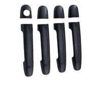KJHOPY Accessoires extérieurs Accessoires Décoration Pour Probox Pour Succeed 2004 2005-2014 Garnitures Poignées Porte Latérales Noir Brillant