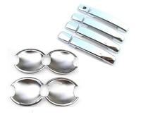 KJHOPY Accessoires extérieurs Garniture De Poignée De Porte Chromée Pour Nissan Pour Maxima Pour Frontier 2005 2006 2007 2008(Style 4)