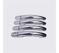 KJHOPY Accessoires extérieurs Pour Skoda Pour Fabia I 6Y 1999 2000 2001-2006 Couvercles Poignée Porte Voiture Chromés Noir Brillant Accessoires Autocollants(Style 3)