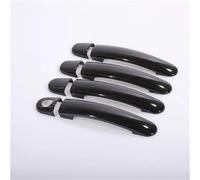 KJHOPY Accessoires extérieurs Pour Skoda Pour Fabia I 6Y 1999 2000 2001-2006 Couvercles Poignée Porte Voiture Chromés Noir Brillant Accessoires Autocollants(Style 1)