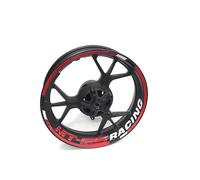 KJHOPY Autocollants magnétiques décalcomanies Accessoires De Moto Bandes Réfléchissantes De Bord De Jante Autocollants De Roue Réfléchissants pour Y&amaha MT-125 MT125 MT 125(Style 13)