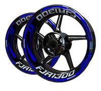 KJHOPY Autocollants magnétiques décalcomanies Autocollant De Roue De Moto Autocollant À Rayures De Jante Course Accessoires De Décoration De Moto pour Y&amaha Fjr1300 Fjr 1300(Style 3)