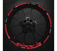 KJHOPY Autocollants magnétiques décalcomanies Autocollants Réfléchissants De Bande De Jante De Moto 1 Jeu D'autocollants De Bord De Jante pour Suzuki Gsx-s Gsx-s750 Gsxs1000 750 1000 600(Style 11)