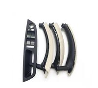 KJHOPY Couvercle Poignée Porte Intérieure Voiture Pour BMW X5 X6 E70 E71 2007-2014(LHD Set Creamy)