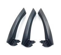 KJHOPY Ensemble Complet Poignées Porte Intérieures 3 Passagers Gauche Droite Pour BMW Série 3 E90 316i 318i 320 325(RHD SET Black)