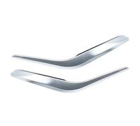 KJHOPY Ensemble Garnitures Poignée Porte Intérieure Voiture Pour BMW X1 E84 2010-2016(Silver 2PCS)