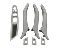 KJHOPY Ensemble Poignées Porte Intérieures Commande Manuelle Pour BMW Série 5 F10 F11 F18 520 523 530 2010-2017(LHD Gray)
