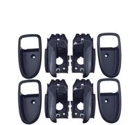 KJHOPY Garniture Cadre Poignée Porte Intérieure Avant Arrière Pour Hyundai Pour Elantra 2.0L 2001-2006