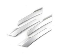 KJHOPY Garniture De Poignée Porte Intérieure Voiture Accessoires Pour VW Pour Tiguan 2008-2016(Argent)