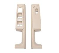 KJHOPY Garniture Panneau Commutateur Cadre D'accoudoir Poignée Porte Intérieure Voiture Pour Skoda Pour Superb 2008-2013(Beige front)