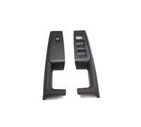 KJHOPY Garniture Panneau Commutateur Cadre D'accoudoir Poignée Porte Intérieure Voiture Pour Skoda Pour Superb 2008-2013(Black front)