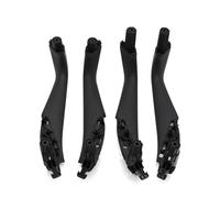 KJHOPY Garniture Poignée Intérieure Porte Voiture Remplacement Pour BMW Série 5 M5 G30 G31 F90 2017-2021(Black 4pcs Set)
