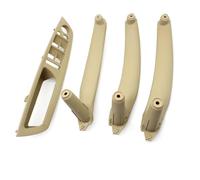 KJHOPY Garniture Poignée Intérieure Voiture Panneau Intérieur Accoudoir Pour BMW X5 X6 E70 E71 E72 2007-2014(LHD Beige set)