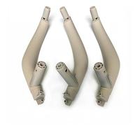 KJHOPY Garniture Poignée Porte Intérieure Gauche/droite Pour BMW X5 X6 F15 F16 2014-2018(LHD Oyster Set)