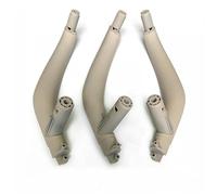 KJHOPY Garniture Poignée Porte Intérieure Gauche/droite Pour BMW X5 X6 F15 F16 2014-2018(RHD Oyster Set)
