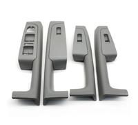 KJHOPY Garniture Poignée Porte Intérieure Voiture Panneau Poignée Cadre D'accoudoir Pour Skoda Pour Superb 2008-2013(4PCS Gray)
