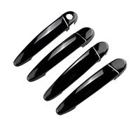 KJHOPY LHD - Couvercles Poignée Porte Extérieure Voiture, Garnitures Pour Série 1 3 E87 E90 E91 E92 E93 F30 X1 X2 X3 X4 X6, Accessoires Automobiles Noirs Brillants poignée porte extérieure(Noir)