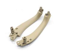 KJHOPY Poignée Intérieure Avant Arrière Voiture Garniture Panneau Traction Pour BMW X3 X4 G01G02 F98 2018-2022(Beige Inside 2PCS)