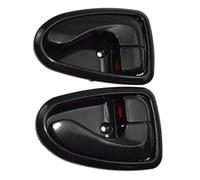 KJHOPY Poignées De Porte Intérieures Avant Arrière Gauche Droite Pour Hyundai Pour Accent 2000-2006(Noir)