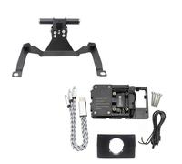 KJHOPY Support De Navigation Moto Pièces Modifiées, Téléphone Portable Uniquement, Chargement USB pour Forza 350 2020 2021 Support téléphone Stable