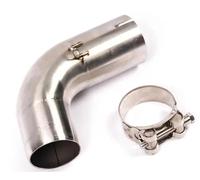 KJHOPY Système d'échappement Silencieux D'échappement De Moto 51 Mm pour Tube Intermédiaire pour CB1000R 2008 2009 2010-2016(Type B)