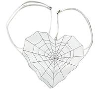 KJHZCE Sac bandoulière Love Bat Spider Web for femme(White)