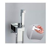 KJJFIPCXP ChromeSprayer - pulvérisateur de Douche à Main en Laiton, mélangeur d'eau Froide et Chaude, Spray de Douche carré for Salle de Bains