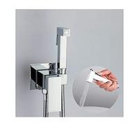 KJJFIPCXP ChromeSprayer - pulvérisateur de Douche à Main en Laiton, mélangeur d'eau Froide et Chaude, Spray de Douche carré for Salle de Bain, Facile à Installer