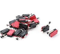 KJJFIPCXP Commutateurs Micro-interrupteurs SV-166-1C25 10 pièces x Micro Interrupteur de Fin de Course Longue charnière Bras de Rouleau SPDT Snap Action LOT OneColor