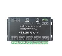 KJJFIPCXP Contrôleur de Bande Lumineuse LED RGB 512, 12 canaux, DC 5 V-24 V, décodeur, variateur, for Module de Bande Lumineuse LED