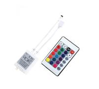 KJJFIPCXP Contrôleur LED RGB 24 Touches, télécommande Infrarouge DC12 V for Bande Lumineuse LED RGB SMD 3528 5050